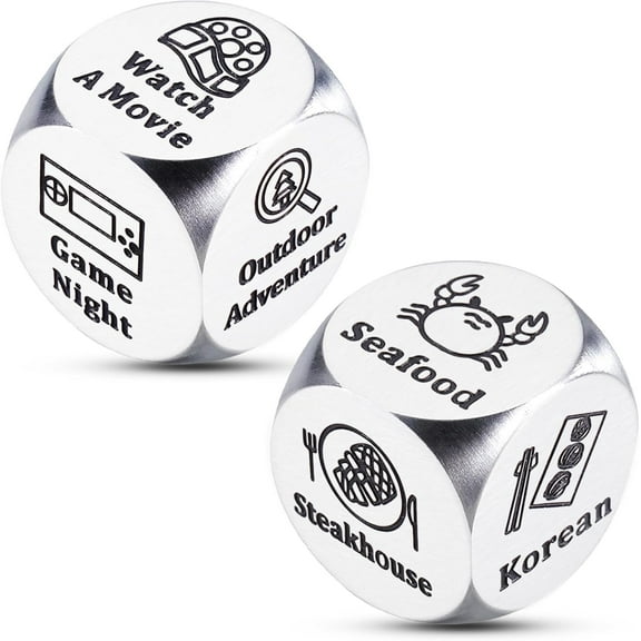 Santa Swap Gift Exchange Dice, Tin Gifts for 10th Anniversary, Wedding Registry Ideas, Date Night Dice, Valentines Gifts for Him Boyfriend, Husband Stocking Stuffers from Wife