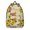 Sunflower and Hydrangea, variant on Sunflower and Geometric Black Pattern Backpack for School, Cute School Bag with Adjustable Shoulder Straps and Padded Back, 15.7"x11.8"x5.5"