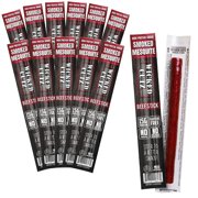 Wicked Cutz Premium Beef Sticks, High Quality, Protein-Rich, Smoked Mesquite, 1.5 oz, 12-Pack