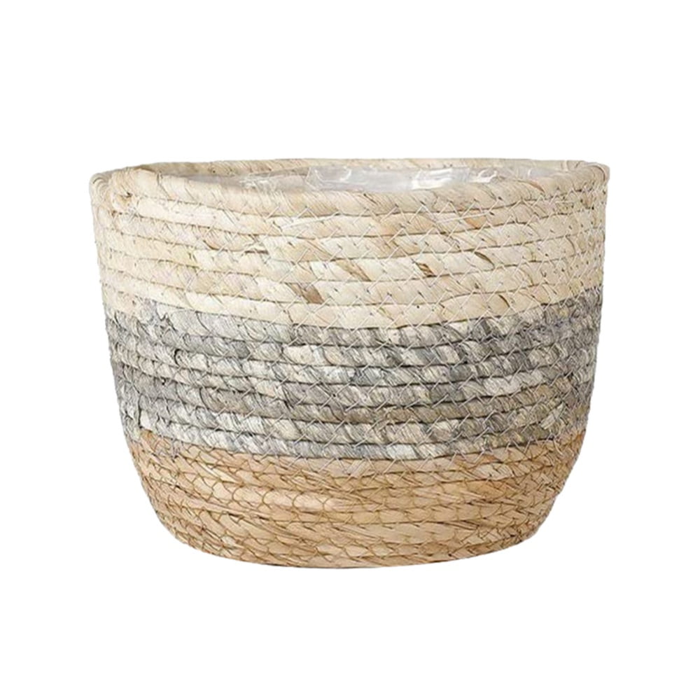 Rope Woven Storage Baskets, Small Rope Baskets for Shelves Bathroom, Durable Nursery Baskets