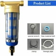 thumbnail image 1 of Filtro de agua de sedimento giratorio de 40 micrones, filtro de agua de sedimento, roscas externas, prefiltro de agua, tubería de agua de pozo Sedim brillar Electrónica, 1 of 1