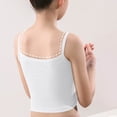 thumbnail image 5 of HAOTAGS Big Girls Summer Tank Top(7-13) Casual Loose-Fit Sleeveless Undershirts White Size 12-13Years, 5 of 10