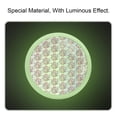 thumbnail image 2 of 4PCS Round Floral Purple Romantic Cabinet Fluorescence Knob Glowing in the Dark Furniture Drawer Pulls Handle with Screws, 2 of 5