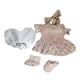 thumbnail image 4 of de Muñeca de 5 Piezas + Diadema + Pantalones + Calcetines para Niñas Reborn, 4 of 7