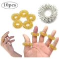 thumbnail image 2 of Massage Ring, 10 Pieces Acupressure Rings Chinese Medicine Finger Massage Ring(5, 2 of 5