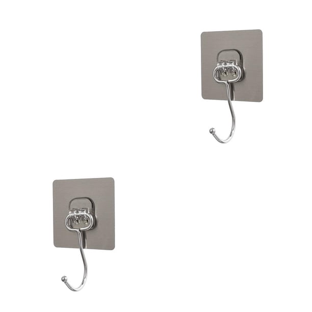Monstrate Gancho de almacenamiento, gancho autoadhesivo, estante de pared ajustable, cocina, baño, sin perforaciones, gancho adhesivo fuerte que Type2 NO2
