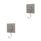 thumbnail image 4 of Monstrate Ganchos fuertes de 10/5 Uds., ganchos autoadhesivos ajustables para colgar en la pared de la puerta, ganchos de succión para estante Type1 NO1, 4 of 6