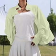 thumbnail image 4 of Vmvidoty Women's Cooling Shawl Arm Sleeve Neck Sun Protection Cape Sun-proof Cover Cloak for Women Summer SPF Long Sleeve Green Free Size, 4 of 6