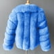 thumbnail image 4 of Puntoco Chaqueta De Invierno De Talla Grande Para Mujer, Cálida, Holgada, Con Cuello Levantado Y Pelo De Felpa, 4 of 5