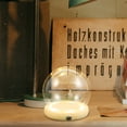 thumbnail image 3 of OUNONA 1Set Glass Display Dome Cloche with Wooden Base for Floral and Figurine Presentation, 3 of 5
