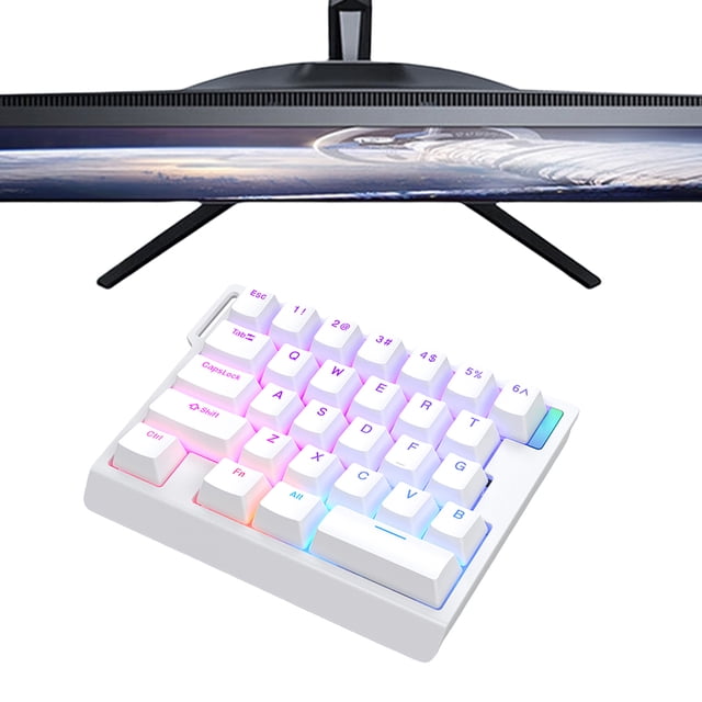 Gamer Keyboards HE30 Wi 29 Teclas Interruptor Magnético para ESports Gaming Office Rojo
