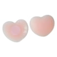 thumbnail image 2 of Cubierta de pecho para mujer, sujetador Invisible de silicona, almohadilla para el pecho para vestido de noche, traje de baño Rosa en forma de corazón, 2 of 8