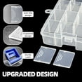 thumbnail image 4 of Plastic Organizer Container Storage Box Adjustable Divider Removable Grid Compartment for Jewelry Beads Earring Tool Fishing Hook Small Accessories( grids X ), 4 of 7