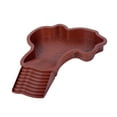 thumbnail image 2 of S SERENABLE Reptile Bathing Pool with Slope Large Lizards Habitat for Gecko Turtle Snake red, 2 of 9