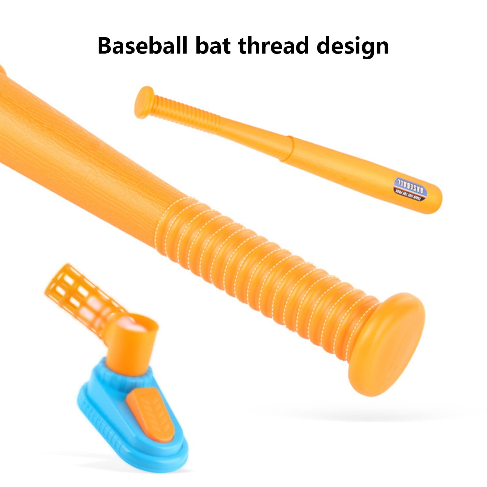 QDRAGON Enseble de baseball 2 en 1 pour enfants avec tee de frappe