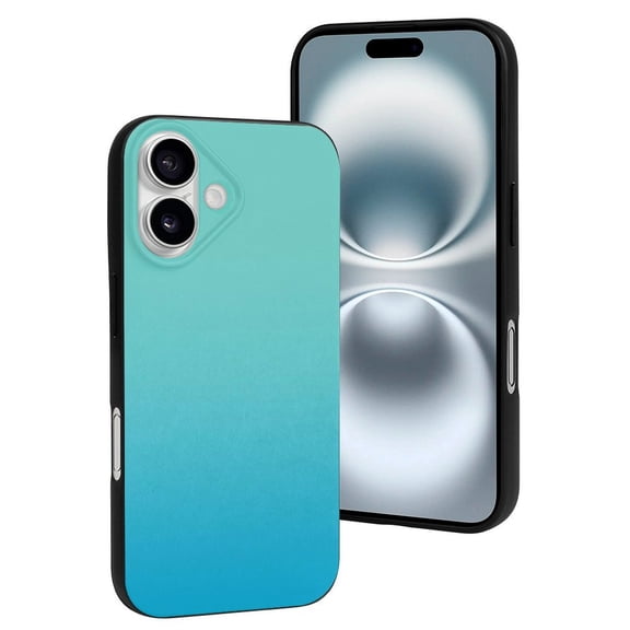 Compatible with Iphone 16 Case - Cute Soft Teal Turquoise(1) Silicone Case Compatible with Iphone 16 Phone Case for Women Men