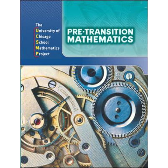 Pre-Owned Pre-Transition Mathematics (University of Chicago School Mathematics Project) (Hardcover) 0076185699 9780076185696