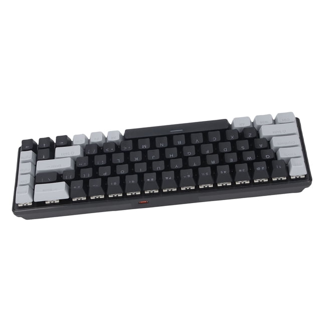 Clavier Mécanique RVB 60 % Commutateur Bleu RVB 68 Touches Clavier de Jeu Filaire pour PC Portable