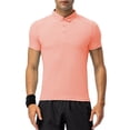 thumbnail image 1 of Camiseta deportiva de manga corta con cuello abotonado para hombre y mujer para, 1 of 7