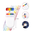 thumbnail image 4 of 6 Pzs Pintura Corporal, Pasteles Al Óleo De Colores Festivos Belug Blanco, Multicolor, 4 of 5