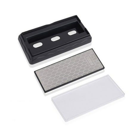 

KERISTY Double Sided Diamond Sharpening Stone with Base for Kitchen Tools 400-1200 Grit