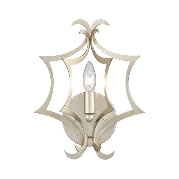 Elk Home 10-Inch Wide Delray Sconce, Transitional, Aged Silver