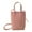 Pink, variant on Women Shoulder Bag Stylish Phone Bag PU1eatherCrossbody Bag Retro Handbag Korean Styles Messenger Bag for Daily
