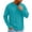 Turquoise, variant on CIENVNSTG Men's Crewneck Long Sleeve Solid Color T-Shirt Soft Breathable Fabric Casual Basic Tops Comfortable Lightweight Tees for Everyday And Seasonal Use Black L