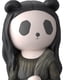 thumbnail image 4 of Figura decorativa de panda, estatua de animal de dibujos animados, de resina, hecha a mano, para el hogar. Negro, 4 of 9