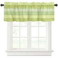 thumbnail image 2 of Wood Grain Candy Green Small Curtain Rod Pocket Short Curtains Half Drapes Partition Cabinet Door Window Curtains Home Decor, 2 of 6