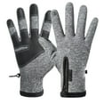 thumbnail image 1 of Guantes de moto de invierno | Resistentes al viento, con pantalla táctil y terciopelo • Para deportes al aire libre • Forro polar suave • Protección cálida • Poliéster • 1 par, 1 of 2
