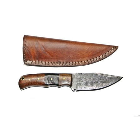 Titan Damascus Fixed Blade Knife 7in TD-099