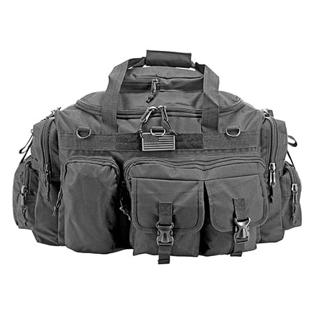 Heavy-Duty Milti-Pocket 26&quot; Duffle Bag - Black - 0