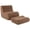 Brown, variant on Topbuy Bean Bag Chair with Ottoman Bean Bag Sofa Chair with High Elasticity Sponge Green