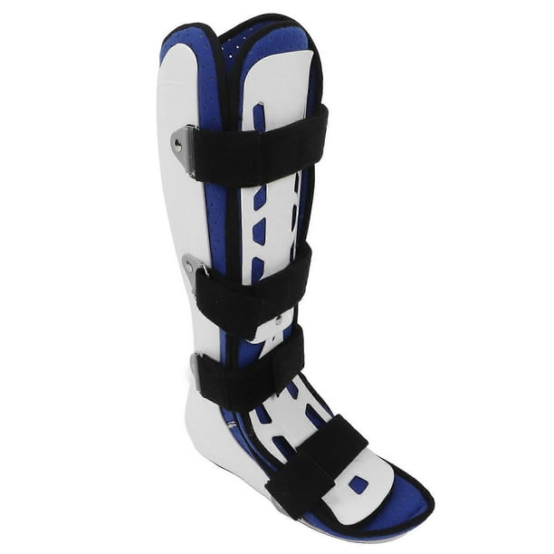 Foot Brace Boot Full Cover Breathable Adjustable Slip Resistant Lightweight Ankle Brace for Healing Right Foot S