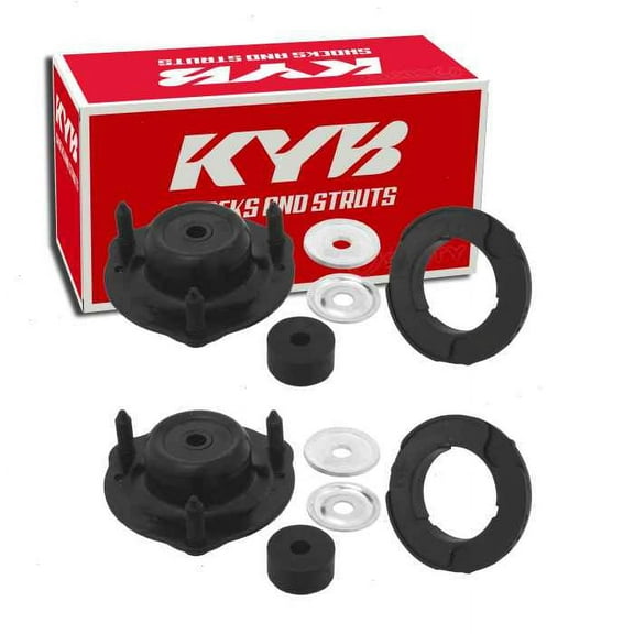 2 pc Front Suspension Strut Mount Kits compatible with Toyota Tacoma 2.7L 4.0L L4 V6 2005-2017