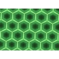 thumbnail image 1 of Ahgly Company Indoor Rectangle Patterned Green Area Rugs, 8' x 12', 1 of 6