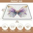 thumbnail image 4 of WOBOGO Pastel Butterfly Baby Playmats Extra Large Waterproof Rollable Activity Pads for Toddlers 50×50inch, 4 of 7