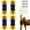 Blue and Yellow, variant on Historyli 4Pcs Livestock Scratching Brush Kit - Extra Large Size,Upgraded Horse/Goat/Cow/Cattle Scratcher Brush,Itch Relief Grooming Brushes,Durable and Easy to Install,Blue and Yellow