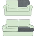 thumbnail image 5 of CHUN YI Stretch Houndstooth Couch Cushion Cover Sofa Backrest Cushion Slipcover Suitable for Armchair Loveseat Sofa,T-Right,Grey, 5 of 5