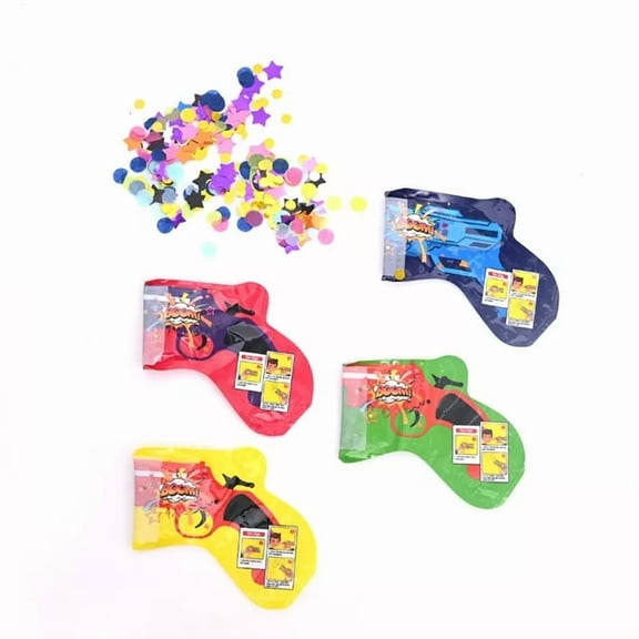 12Pcs Party Popper Gun Confetti Popper Cannon Blow Handheld Air Confetti Shooter