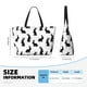 thumbnail image 4 of Fotbe Black Rabbit Bolsa de Viaje para Playa - Resistente al Agua, Bolsa Tote de Gran Capacidad y Ligera con 7 Bolsillos para Mujeres y Hombres, 4 of 7