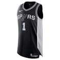 thumbnail image 2 of Men's Nike Victor Wembanyama Black San Antonio Spurs Authentic Jersey - Icon Edition, 2 of 3