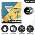 thumbnail image 5 of Yayeee Magnetic Dishwasher Cover for The Front Decoration Home Kitchen Machine Sticker Protector, Yellow Glasses, 5 of 6