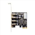 thumbnail image 4 of 3X Tarjeta Convertidora PCI-e A 4 Puertos USB 2.0 Tarjeta Adaptadora PCIE USB2.0 el Conjunto de Chips MCS9990 Permite el Intercambio en Caliente de la Tarjeta Elevadora USB, 4 of 6