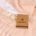 thumbnail image 3 of Selenly 100% Cotton Turkish Towel | Turkish Beach Towel Quick Dry | Pre-Washed Gym Towel | 37x71 Inches Bath Towel | Soft and Absorbent Peshtemal - Powder Pink, 3 of 5