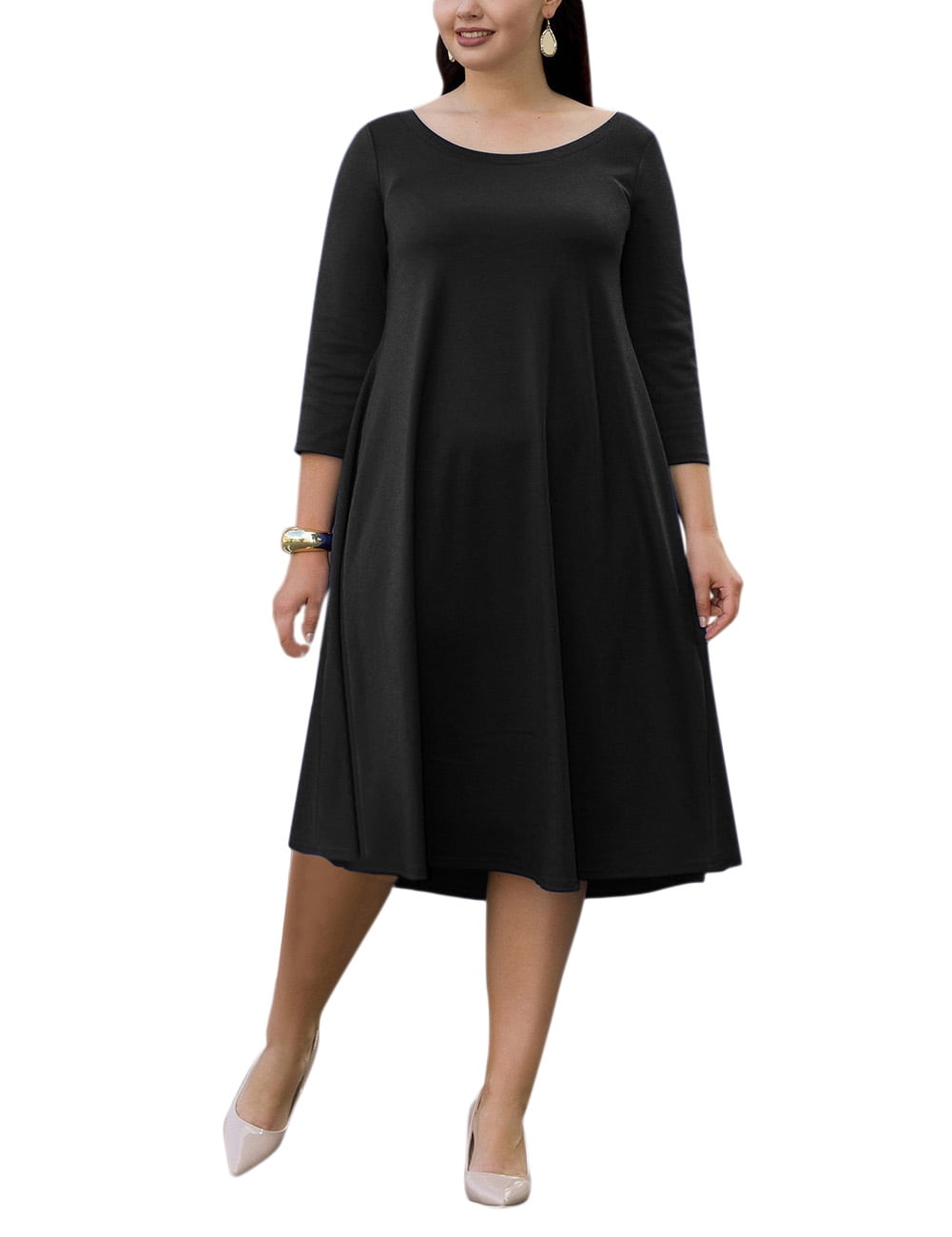 Plus Size Dress Black