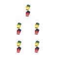 thumbnail image 1 of Jumpingount 2 pares de guantes para niños de dedo completo invierno otoño deportes al aire libre montar cálidos mitones de punto elásticos Type2 NO2, 1 of 6