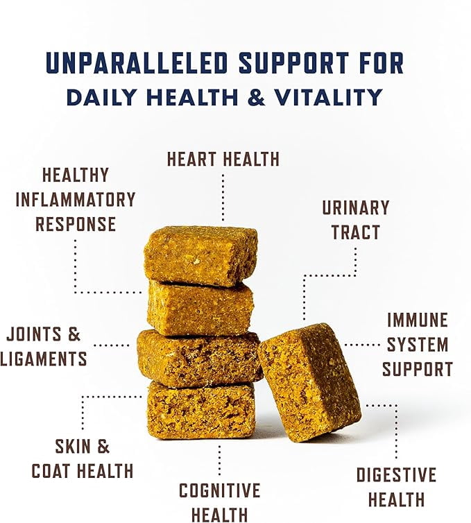 Rocco & Roxie Multifunctional Puppy 8-in-1 Supplement, Multivitamin Soft Chews Duck Flavor, 60 Count