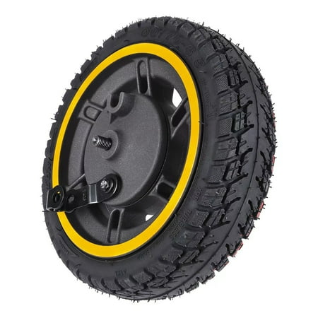Tomshoo 10 Inch 6070-6.5 Front Wheel Tire Replacement for MAX G30 G30D Electric Scooter Front Wheel Hub with Drum Brake